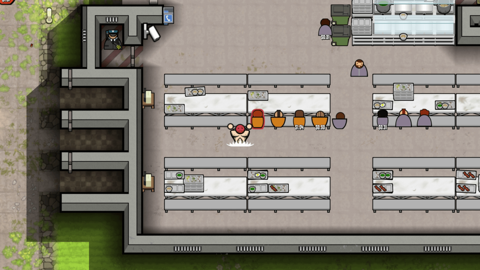 Prison architect кухня